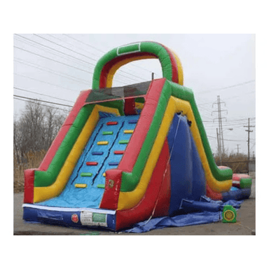 Moonwalk USA Wet n Dry Obstacle Green Slide Rear Left View