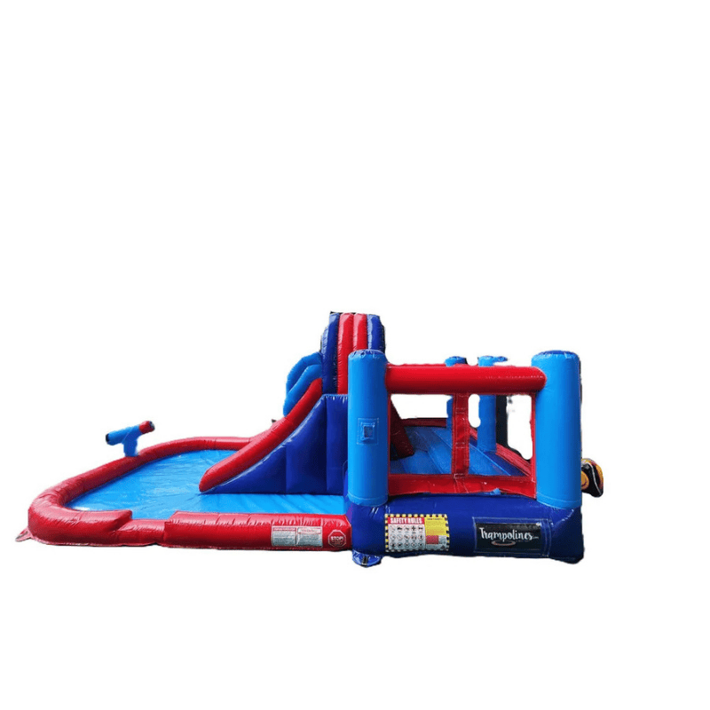 Avyna Splash Zone Racer Pro with Inflatable Water Slide Right View