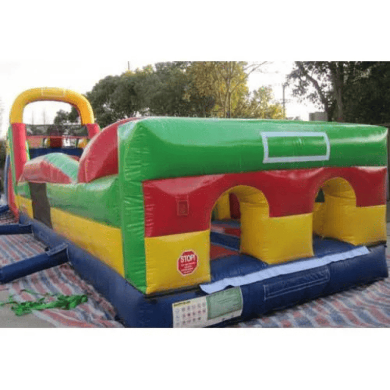 Moonwalk USA Wet n Dry Obstacle Green Front Right Entrance View