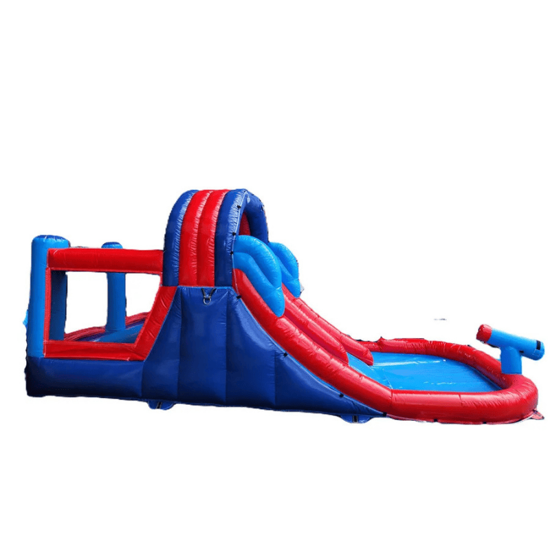 Avyna Splash Zone Racer Pro with Inflatable Water Slide Left View