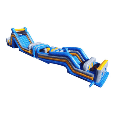Thunder Mountain 3-Piece Inflatable Obstacle Course – Commercial-Grade Giant Adventure Side View
