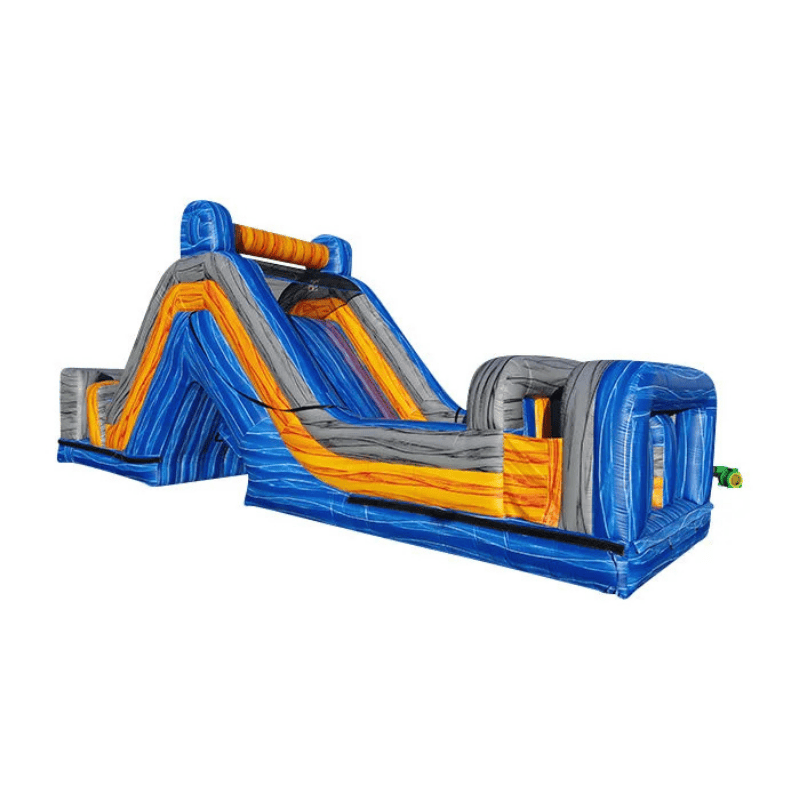 Thunder Mountain 3-Piece Inflatable Obstacle Course – Commercial-Grade Giant Adventure Side View