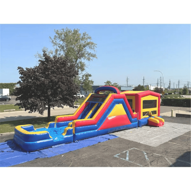 Moonwalk USA 3-PC Module Combo w Removable Pool Far Side View