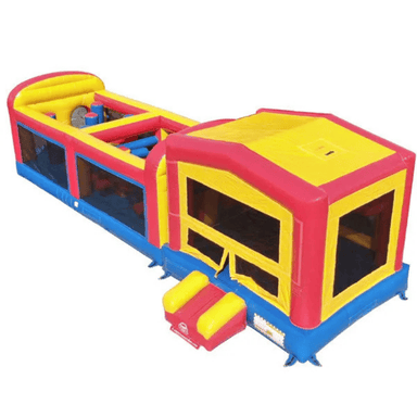 Moonwalk USA Module Bouncer with Obstacle Course Top Right View