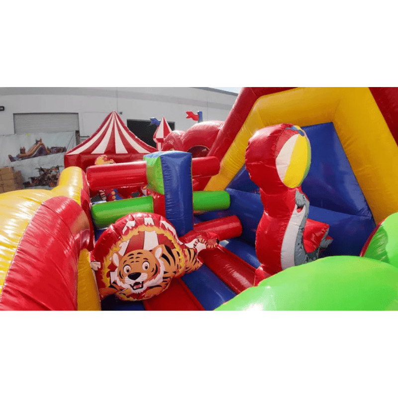 Carnival Obstacle Course – Fun-Filled Inflatable Challenge for Events Inside Animal Obstacles View