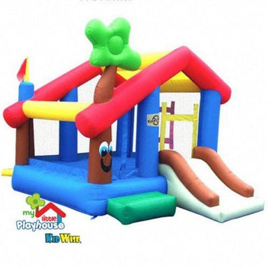 KidWise My Little Playhouse Residential Bouncer Front Right View