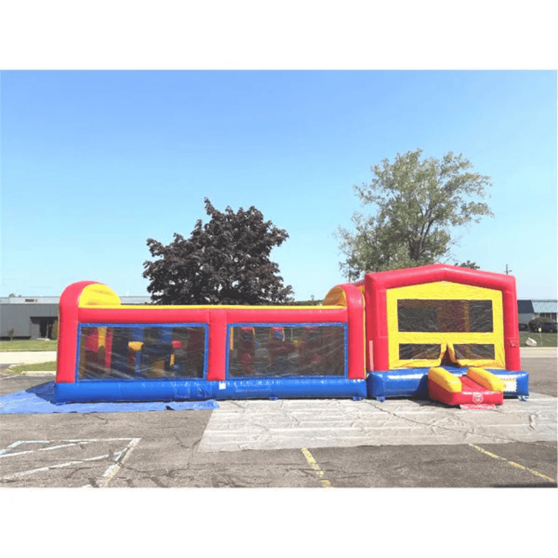 Moonwalk USA Module Bouncer with Obstacle Course Side Outside View