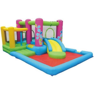 KidWise Little Sprout All-In-One Residential Bounce 'N Slide Combo Wet/Dry Front Right View