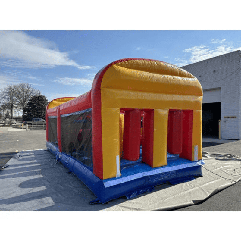 Moonwalk USA 25'L Obstacle Course Front Right View