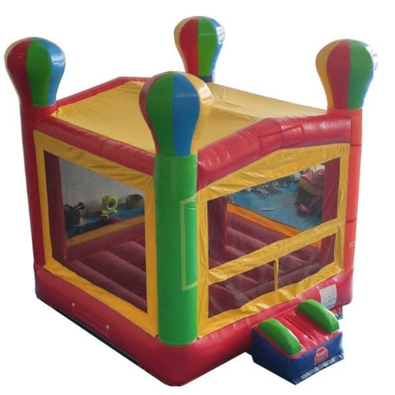 Eagle Bounce Balloon Bouncer in Rainbow Top Front Right View