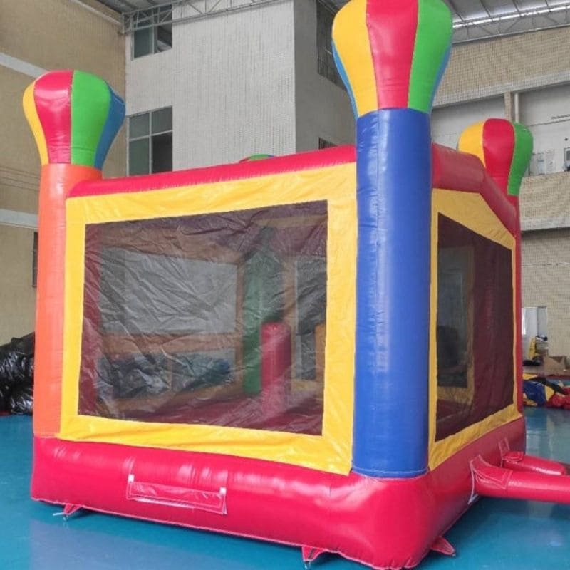 Eagle Bounce Balloon Bouncer in Rainbow Rear Left View