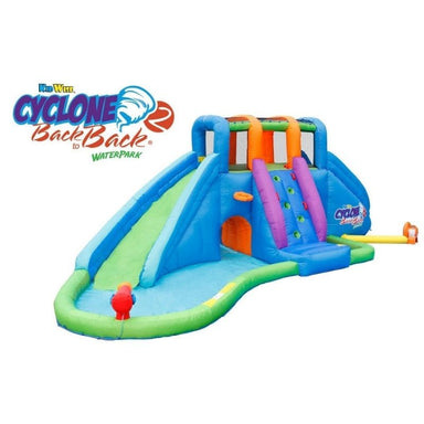 KidWise Cyclone2 Back to Back® Residential Waterpark and Lazy River Front Right View