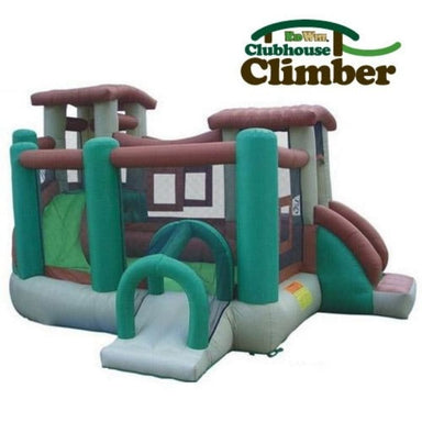 KidWise Clubhouse Climber Residential Bounce House Front Right View