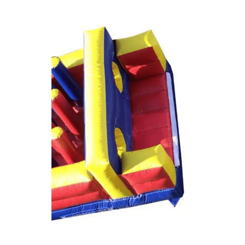 Moonwalk USA 20'L Obstacle Course (Red) Entrance View from Top