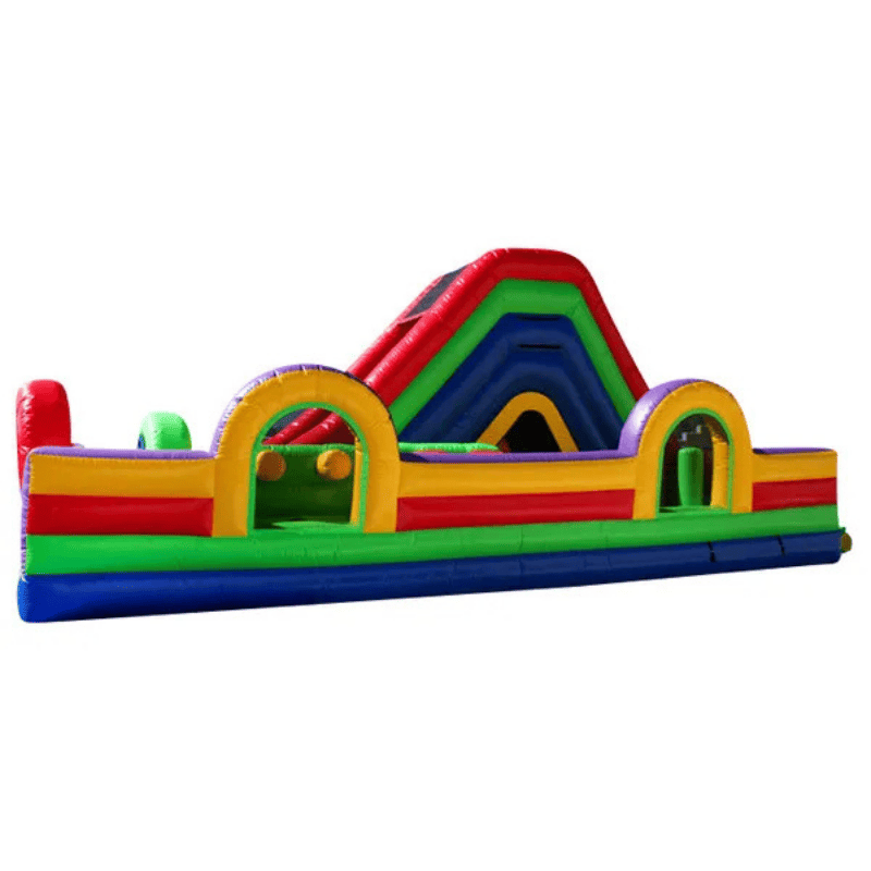 Inflatable Slide & Obstacle Combo – Action-Packed Commercial Unit Left View