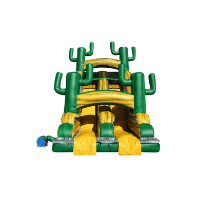 52ft Cactus Canyon Obstacle Course – Desert-Themed Inflatable Fun Run Slide View