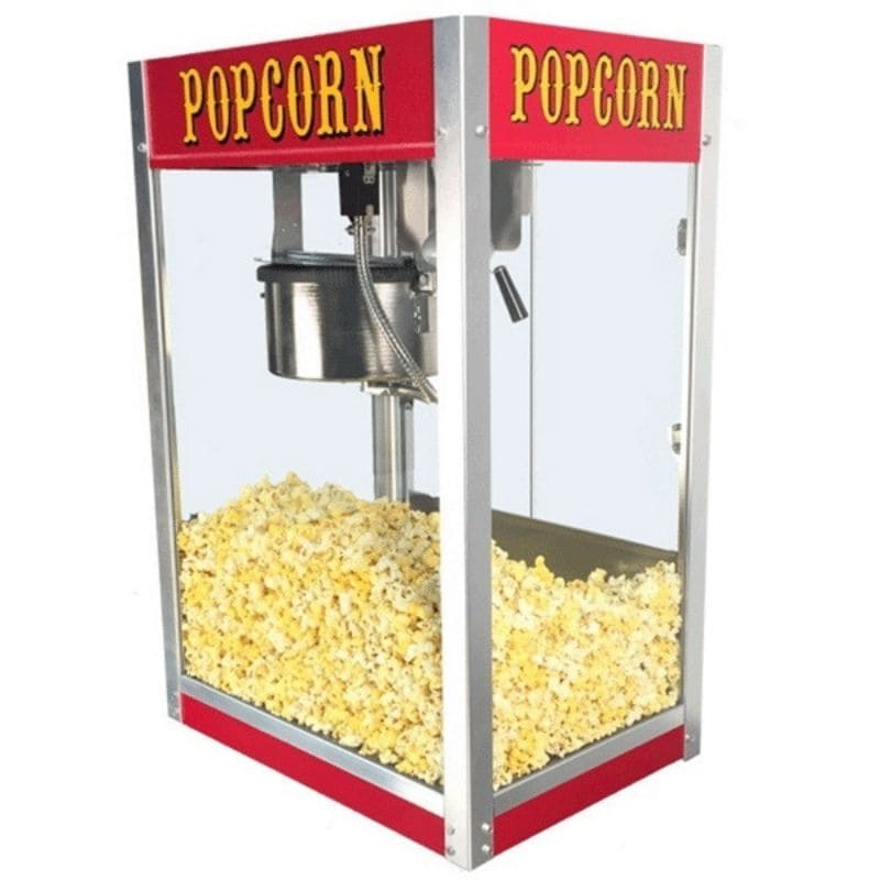 Theater Pop 8oz Popcorn Machine on White Background