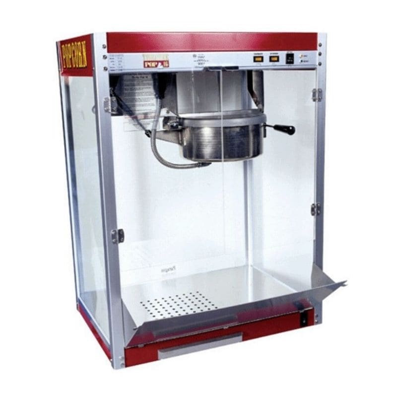 Theater Pop 16oz Popcorn Machine on White Background