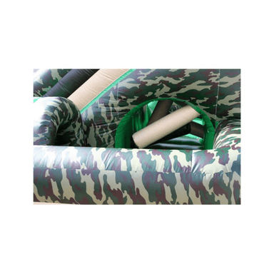 Battlefield Combat Obstacle Course – Military Challenge Inflatable Inside Tunnel View