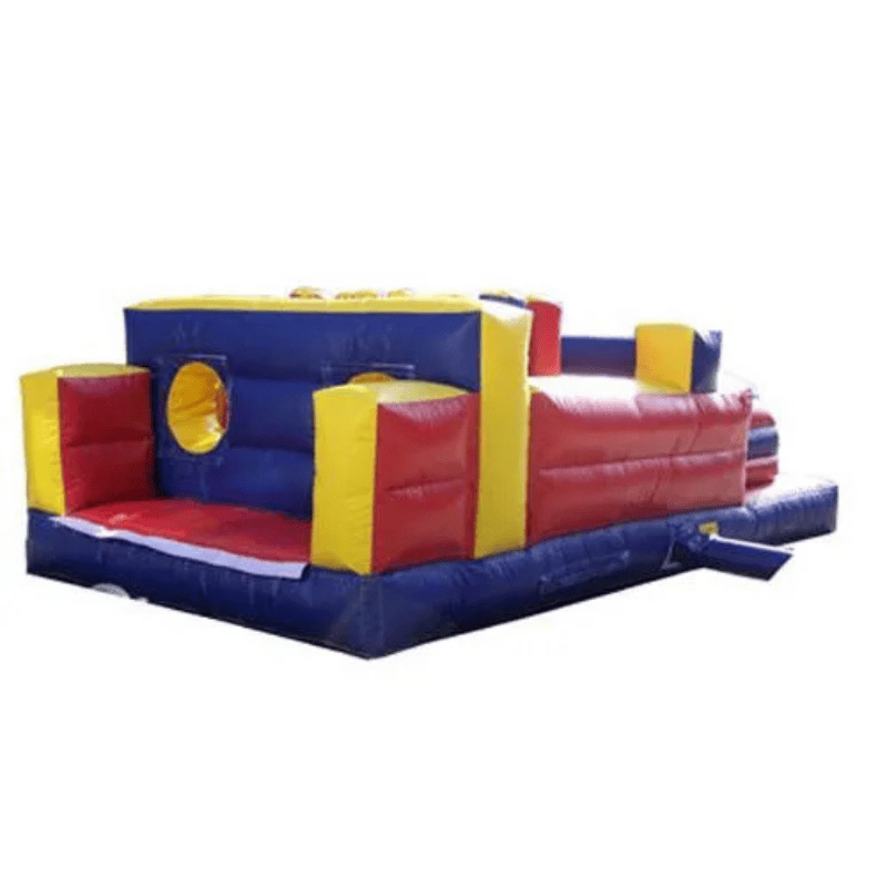 Moonwalk USA 20'L Obstacle Course (Red) Front Right View