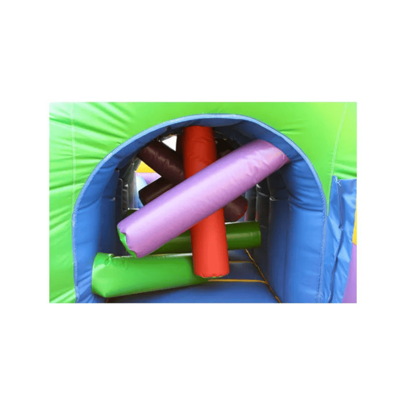 Obstacle Course Slide Combo – Bounce, Climb & Slide All-in-One Unit Inside Obstacles View