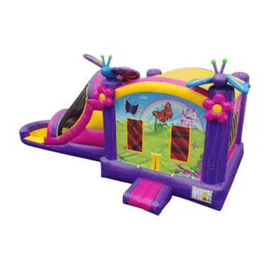 27ft Butterfly Combo – Whimsical Inflatables for Outdoor Celebrations Front Left Top View