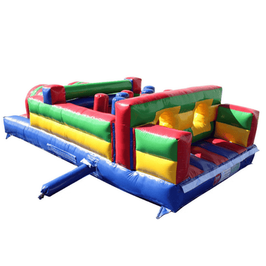 Moonwalk USA 20'L Obstacle Course (Green) Rear Right View