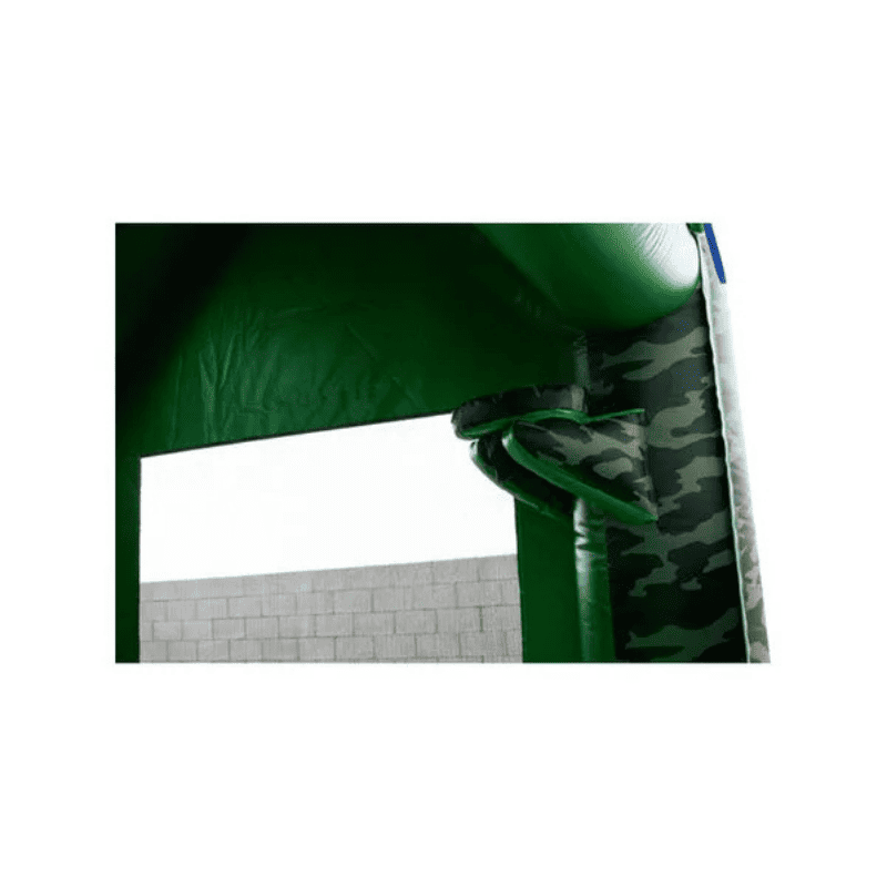 49ft Sergeant Boot Camp Obstacle Course – Military-Themed Inflatable Action Corner Hoop Inside View
