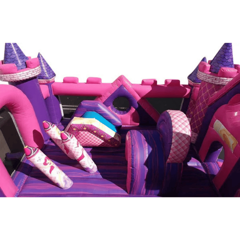 Princess Playland – Fairytale Bounce and Slide Unit for Toddler Parties Inside Obstacles View