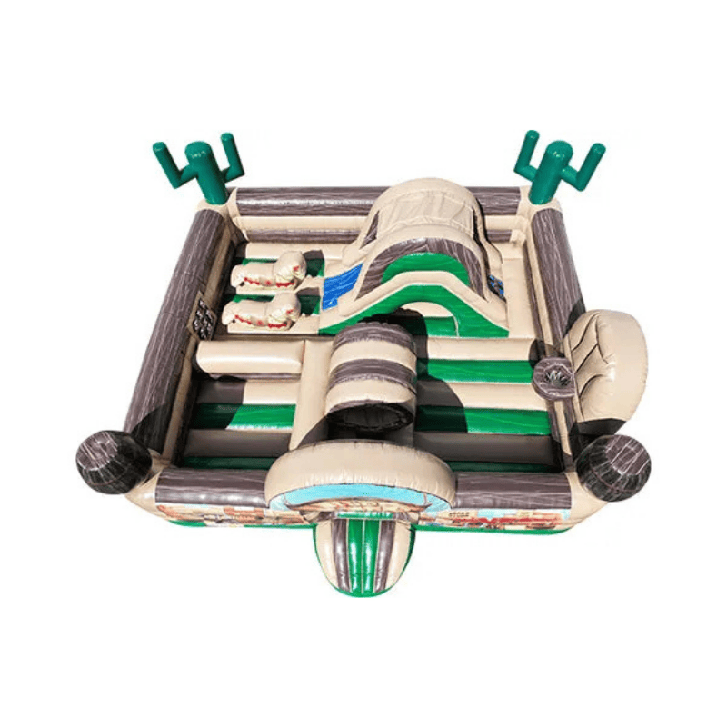 Wild West Playland – Western-Themed Inflatable for Young Cowboys and Cowgirls Top View