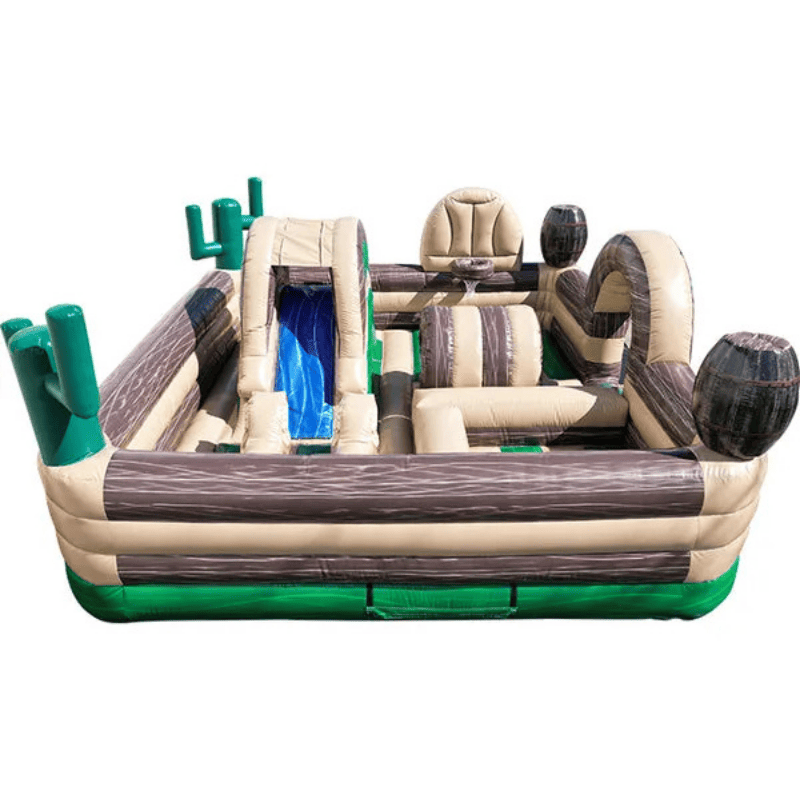 Wild West Playland – Western-Themed Inflatable for Young Cowboys and Cowgirls Side View