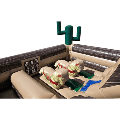 Wild West Playland – Western-Themed Inflatable for Young Cowboys and Cowgirls Inside Obstacles View