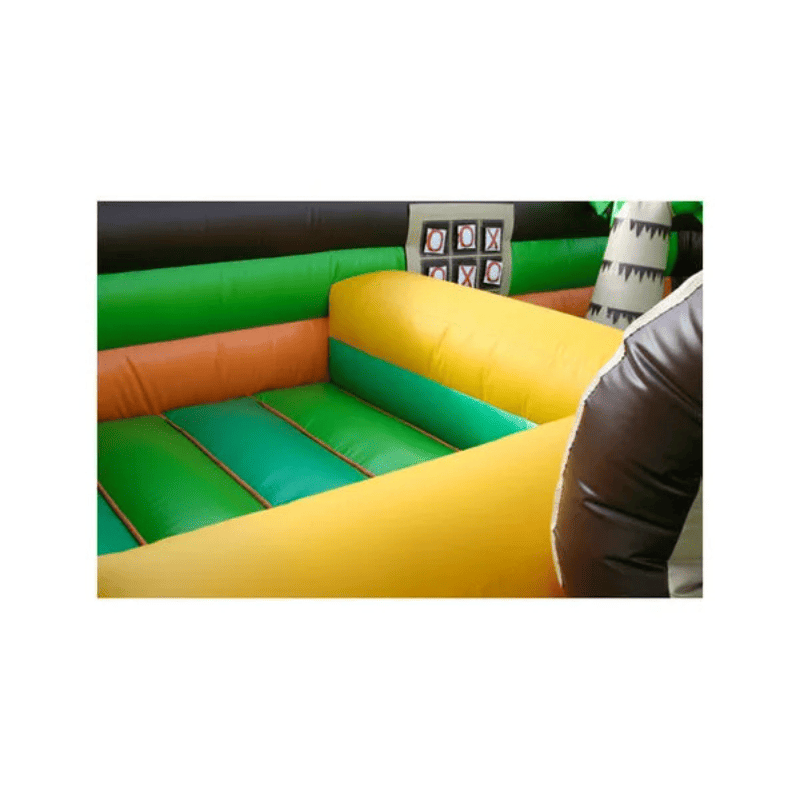 Jungle Toddler Unit – Animal Adventure Bounce House for Younger Guests Inside Corner View