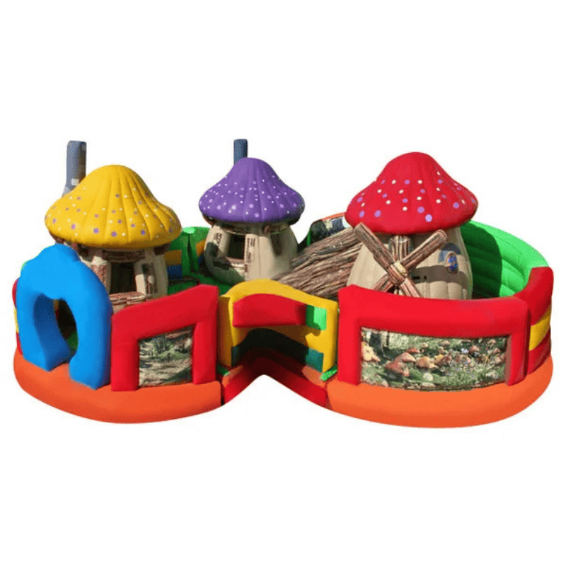 Mushroom Toddler Unit – Whimsical Bounce and Play Inflatable for Toddlers Side View