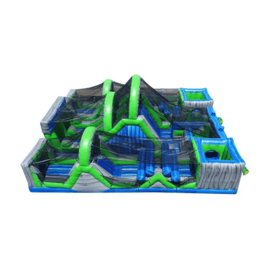 3ps Obstacle Course – Multi-Part Inflatable for Maximum Engagement Side View