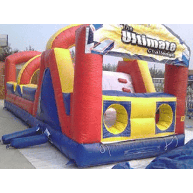 Moonwalk USA 30'L Obstacle Course Front Right View