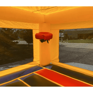 Moonwalk USA Dura-Lite Happy Birthday Bounce House Inside Hoop View