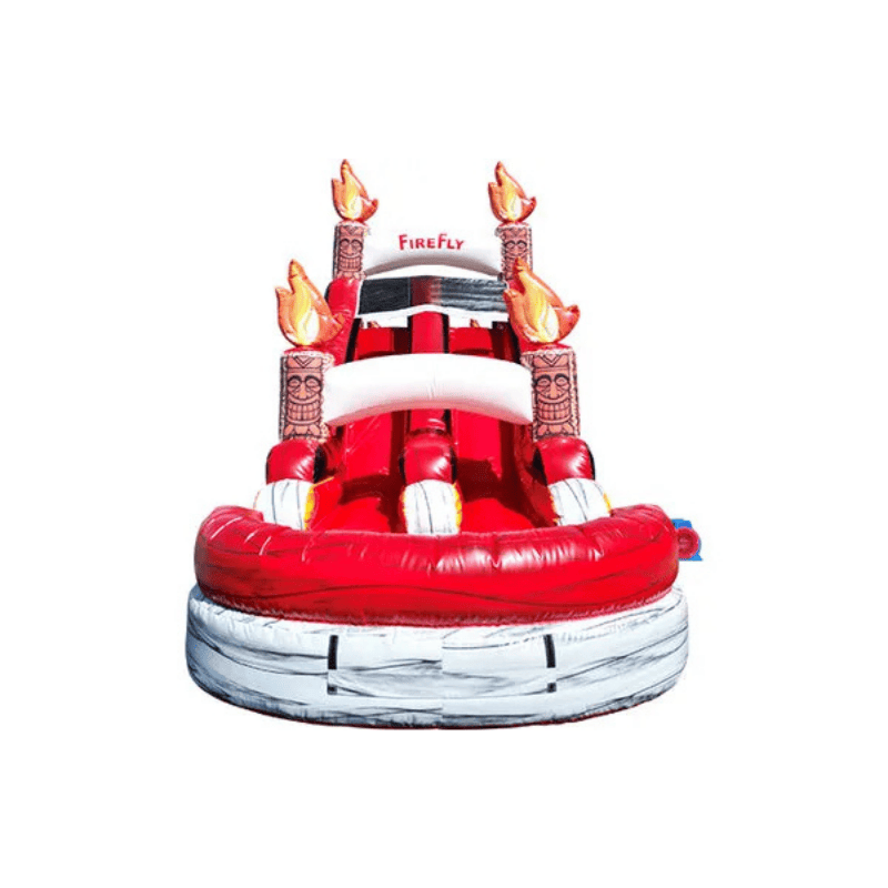 68ft Firefly Obstacle Course – Glow-Inspired Inflatable for Night Events Front Slide View