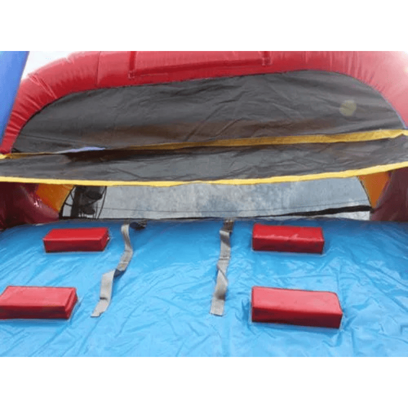 Moonwalk USA 24'L Red Obstacle Course Ladder View