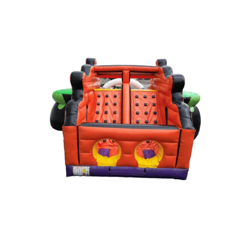 Trick or Treat Obstacle Course – Halloween-Themed Inflatable for Spooky Events Rear View