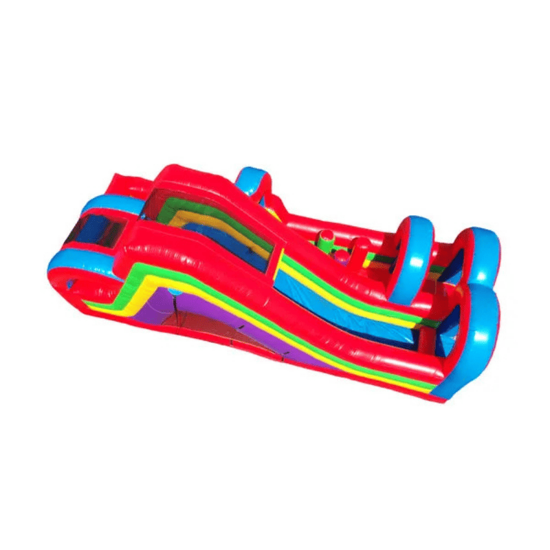 Obstacle Slide Combo – Bounce, Climb, and Slide Inflatable Adventure Top View