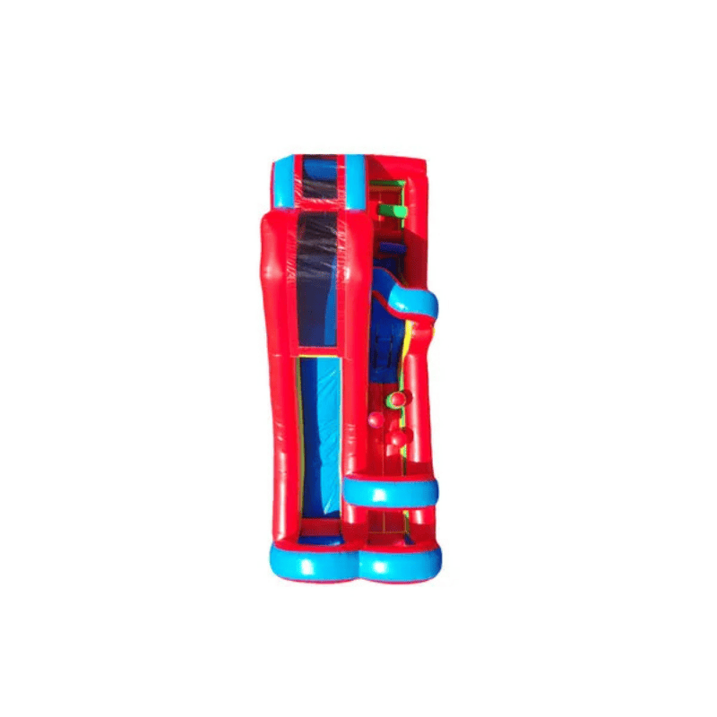 Obstacle Slide Combo – Bounce, Climb, and Slide Inflatable Adventure Top Vertical View