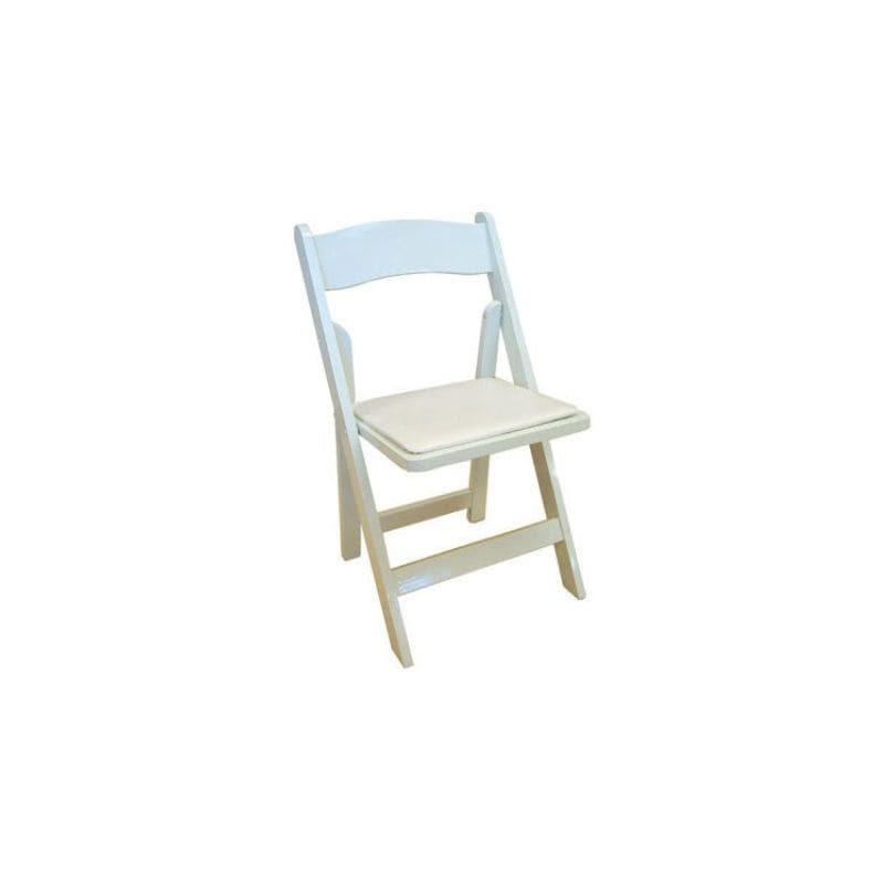 Eagle Bounce 48 Plastic Resin Chairs - White on White Background