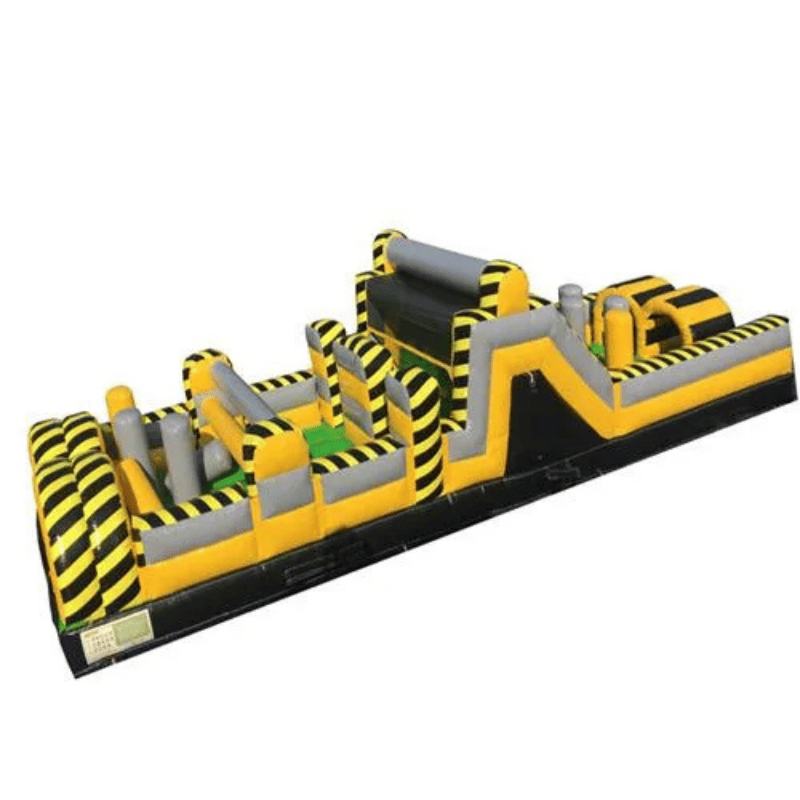 Moonwalk USA 40'L Construction Obstacle Course Side View