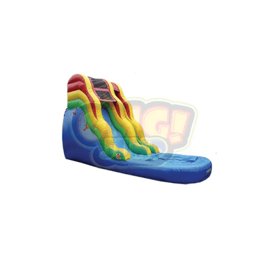 16' Backyard Rainbow Waterslide Right View