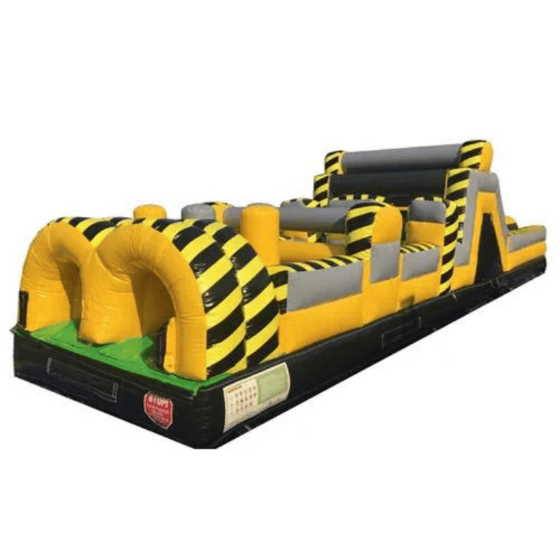 Moonwalk USA 40'L Construction Obstacle Course Front Right View