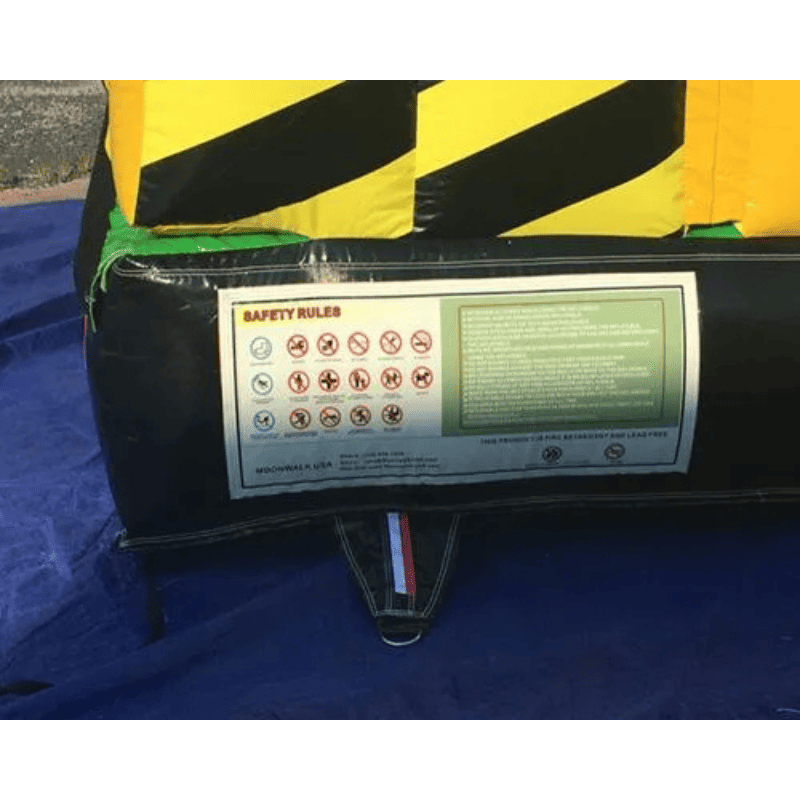 Moonwalk USA 40'L Construction Obstacle Course Safety Rules