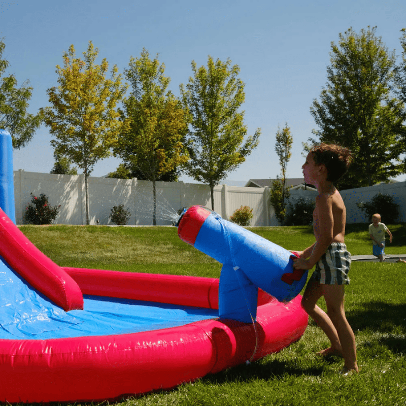 Avyna Royal Wave Bounce House 2 with Water Slide Water Cannon