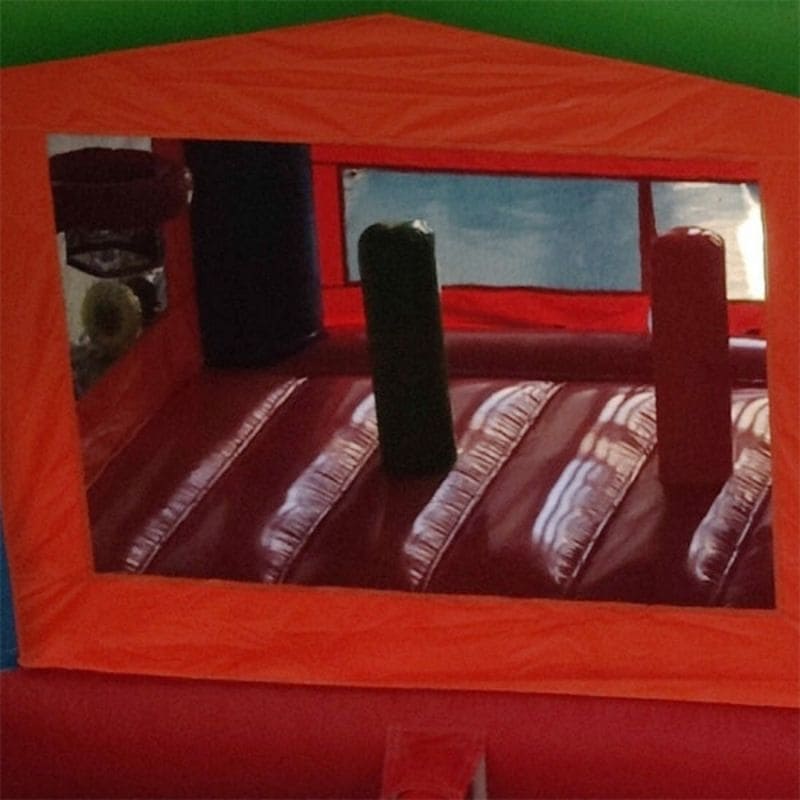 Eagle Bounce Sports Combo With Pool and Slide Inside Features View