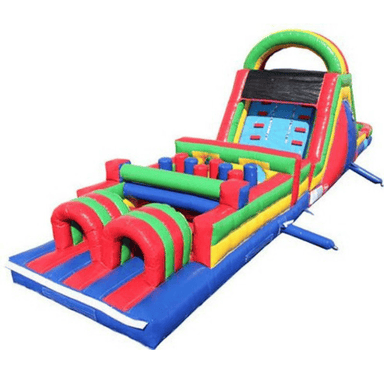 45'Lx12'H Wet n Dry Obstacle Green Front Left